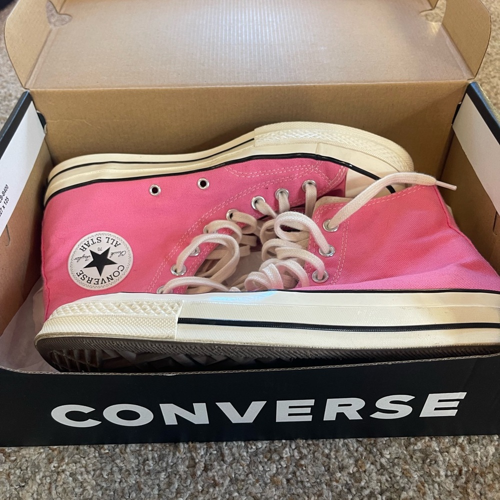 Converse Pink High-Top Sneakers